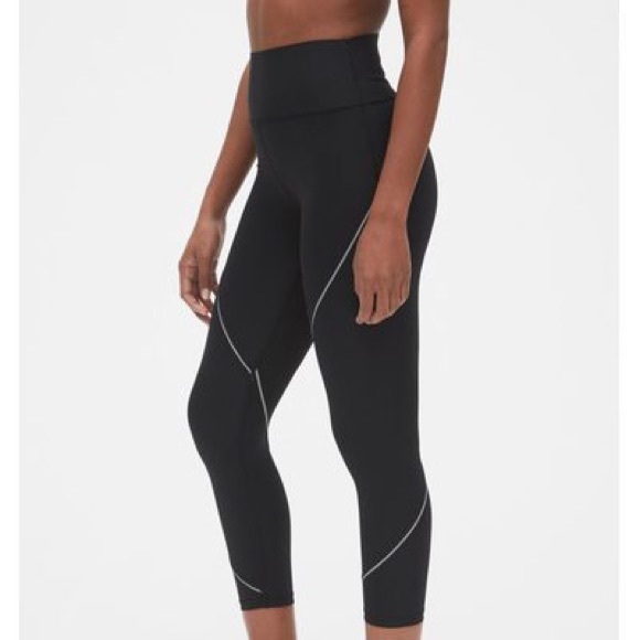 GAP Pants - Gap High rise reflective trim spliced 7/8 leggings